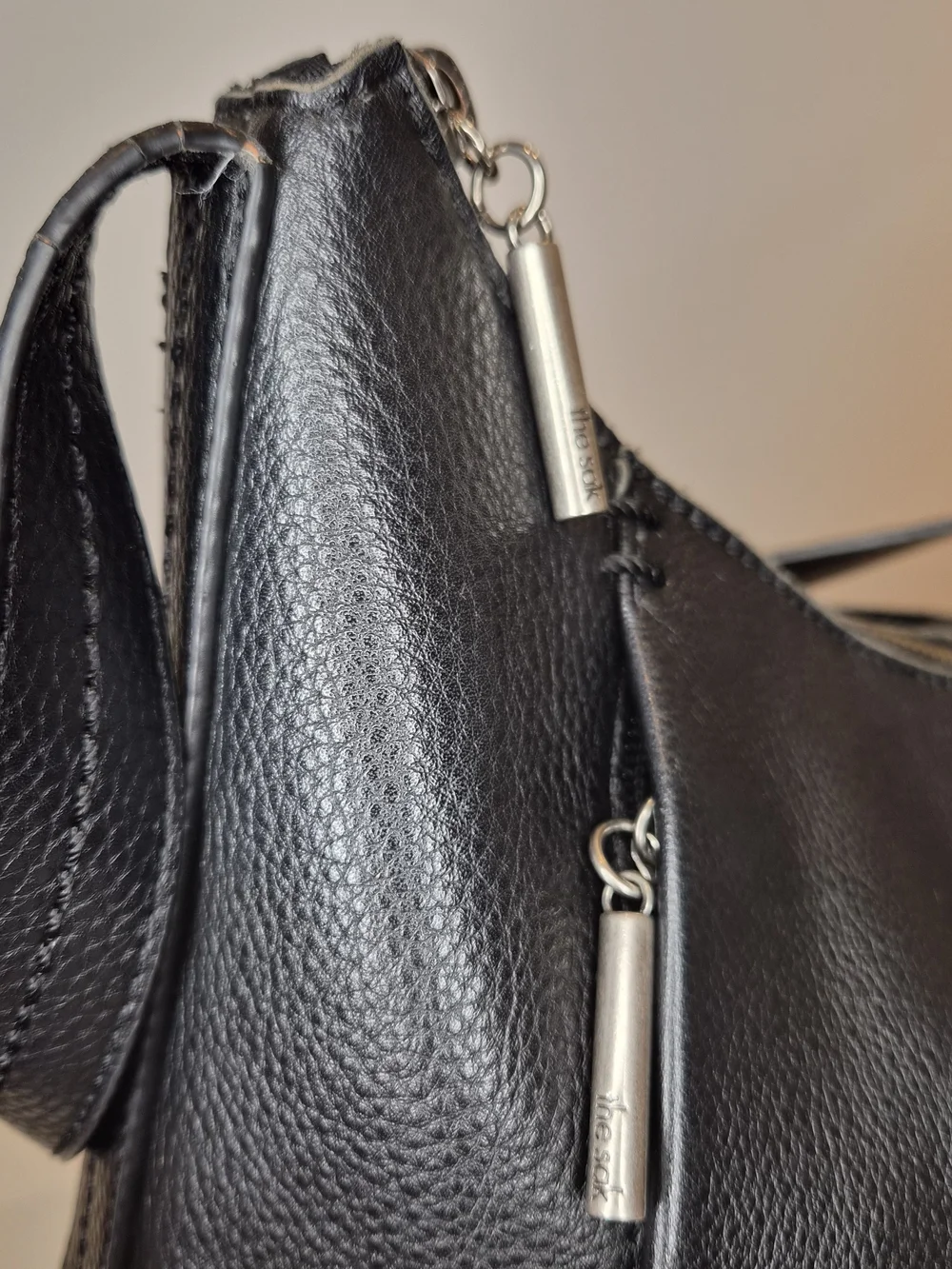 The Sak Brook Genuine leather Black Hobo bag